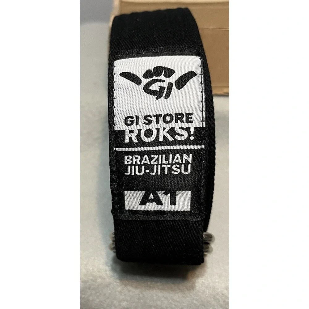 GiStoreRoks Jiu Jitsu Black Belt for Everyday BJJ Jeans Belt Sz Small 39